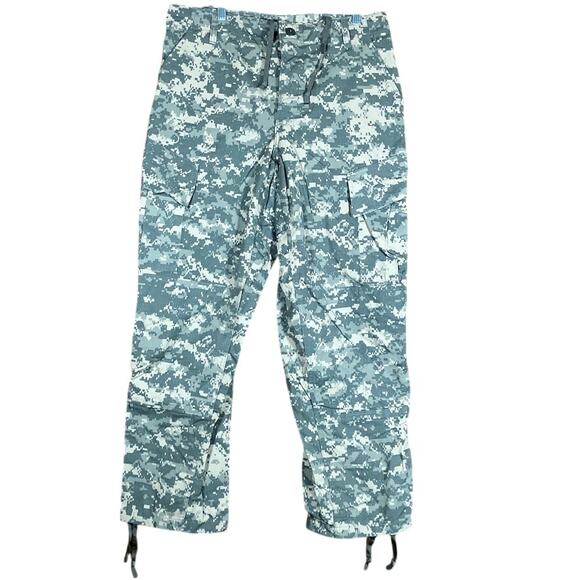 US Army ACU Digital Camo Combat Pants Green Camo Uniform Medium Short - Picture 1 of 12